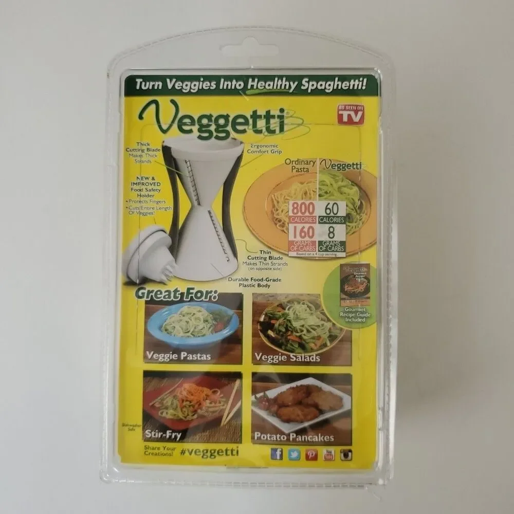 Veggetti Spiral Vegetable Cutter Slicer Stainless Steel Blade New In PKG 2014